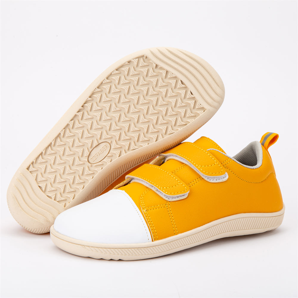 ZZFABER Kids Minimalist Barefoot Shoes Boys Girls Wide Toe Sneaker Casual Walking Flats