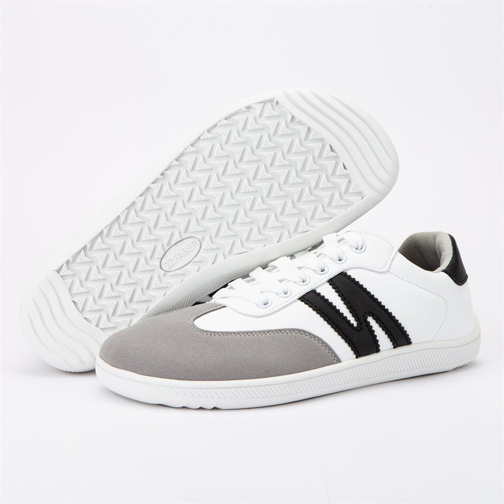 ZZFABER Flexible Fiber Leather Casual Shoes Barefoot Shoes - Love Zzfaber