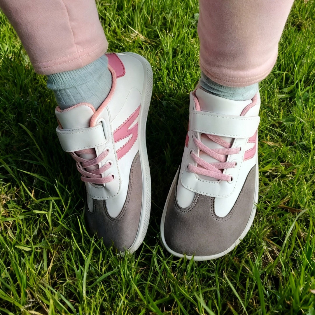 ZZFABER Kids Minimalist Sneakers Boys Girls Wide Toe Casual Barefoot Shoes