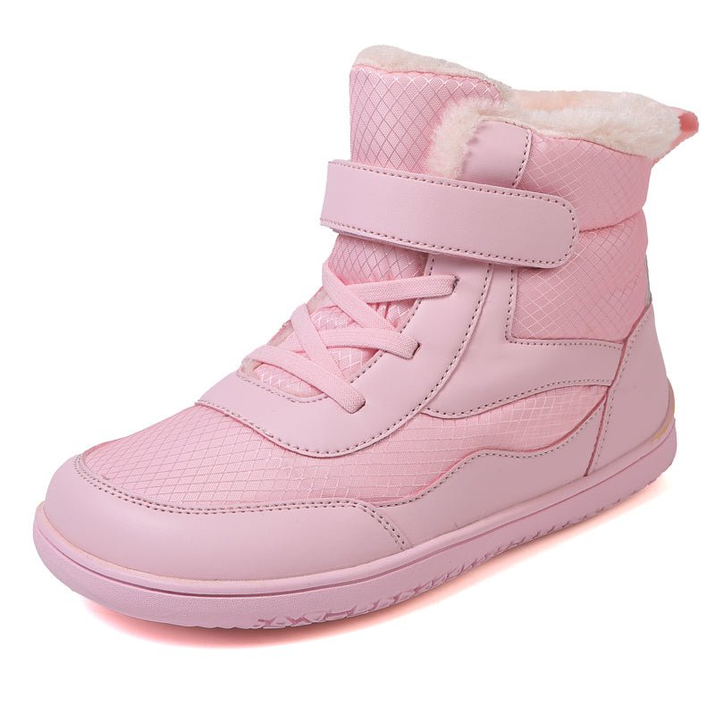 ZZFABER Kids Barefoot Snow Boots Winter Minimalist Warm Sneakers - Love Zzfaber