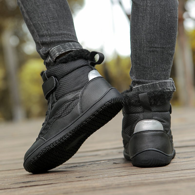 ZZFABER Kids Barefoot Snow Boots Winter Minimalist Warm Sneakers - Love Zzfaber