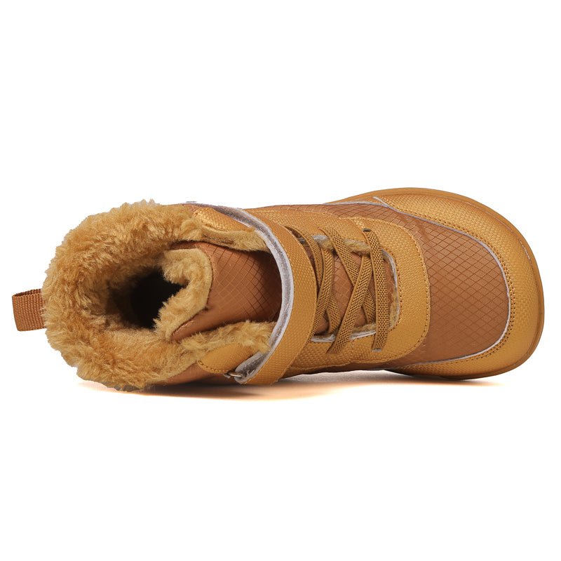 ZZFABER Kids Barefoot Snow Boots Winter Minimalist Warm Sneakers - Love Zzfaber