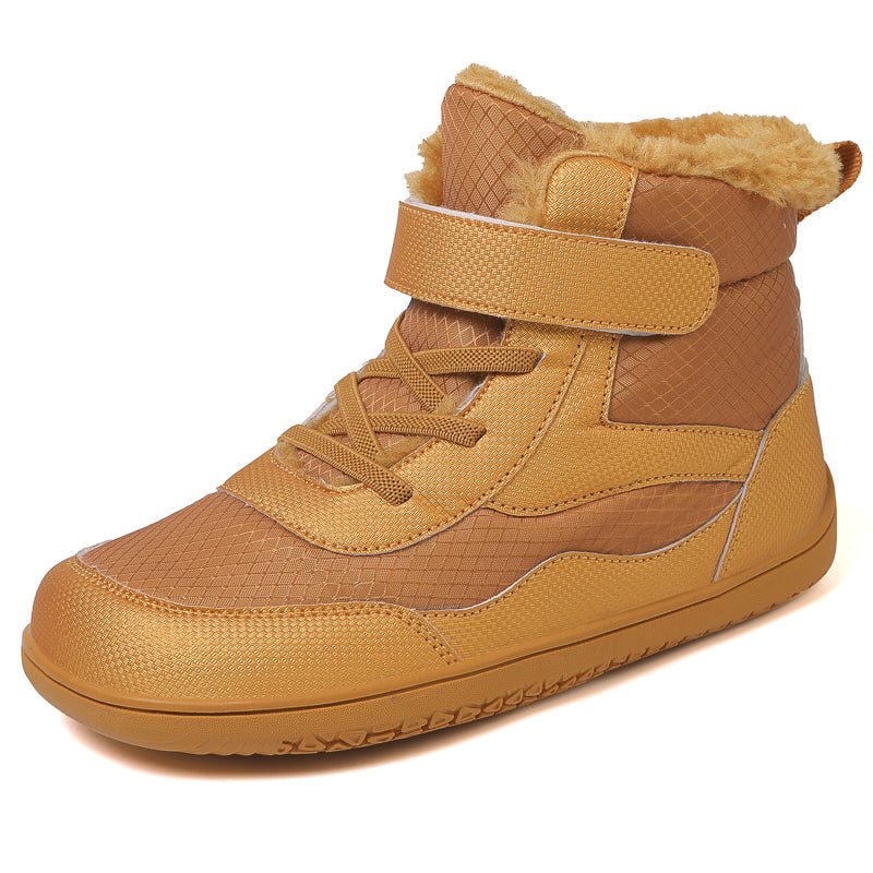 ZZFABER Kids Barefoot Snow Boots Winter Minimalist Warm Sneakers - Love Zzfaber