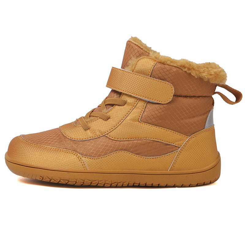 ZZFABER Kids Barefoot Snow Boots Winter Minimalist Warm Sneakers - Love Zzfaber