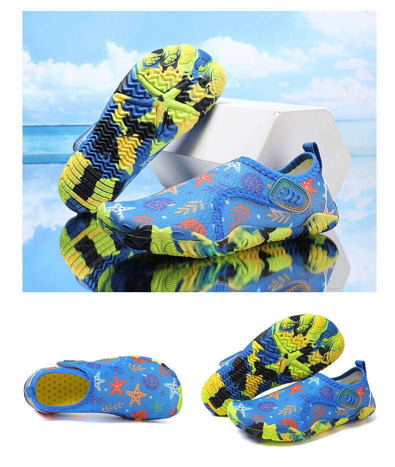 ZZFABER Kids Barefoot Shoes Outdoor Beach Water Shoes Wading Shoes Swimming Shoes - Love Zzfaber