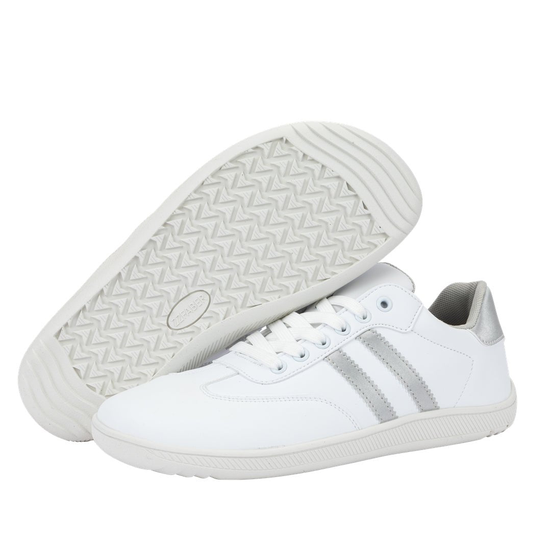 ZZFABER Unisex Flexible Fiber Leather Sneakers Casual Barefoot Shoes For Women Men - Love Zzfaber