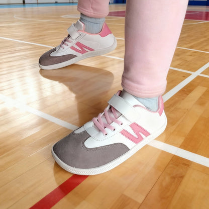 ZZFABER Kids Minimalist Sneakers Boys Girls Wide Toe Casual  Barefoot Shoes