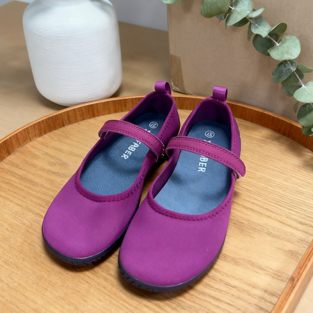 ZZFABER Women Ballerina Flat Shoes Minimalist Flexible Soft Shoes