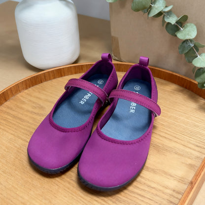 ZZFABER Women Ballerina Flat Shoes Minimalist Flexible Soft Shoes