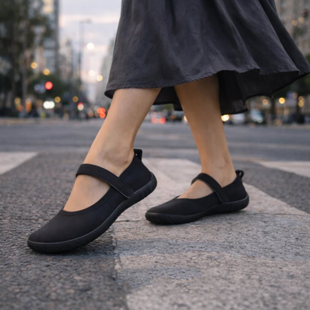 ZZFABER Women Ballerina Flat Shoes Minimalist Flexible Soft Shoes - Love Zzfaber