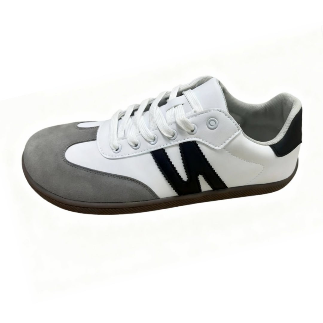 ZZFABER Unisex Flexible Fiber Leather Sneakers Casual Barefoot Shoes For Women Men - Love Zzfaber