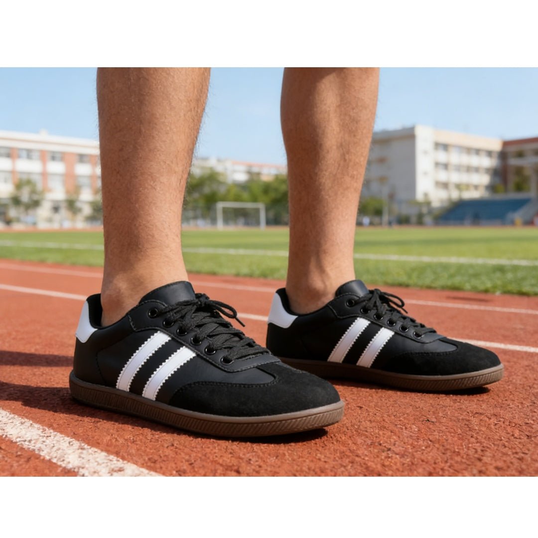 ZZFABER Unisex Flexible Fiber Leather Sneakers Casual Barefoot Shoes For Women Men - Love Zzfaber