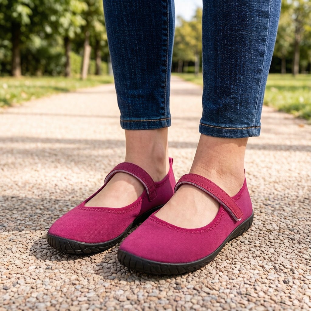 ZZFABER Women Ballerina Flat Shoes Minimalist Flexible Soft Shoes - Love Zzfaber