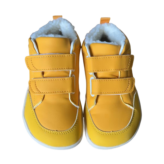 Free shipping and 20% off discount Tax included ZZFABER Kids Barefoot Boots Snow Boots Winter Warm Shoes for Boys Girls