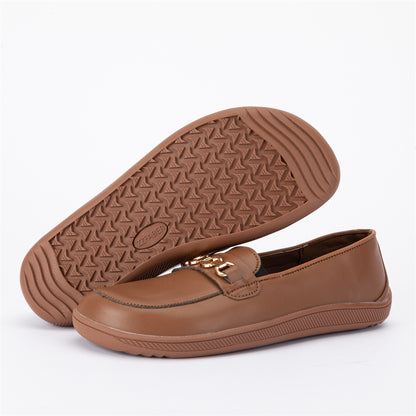 ZZFABER  Comfortable Flats Soft Leather Slip-On Casual Shoes for Daily & Office Wear