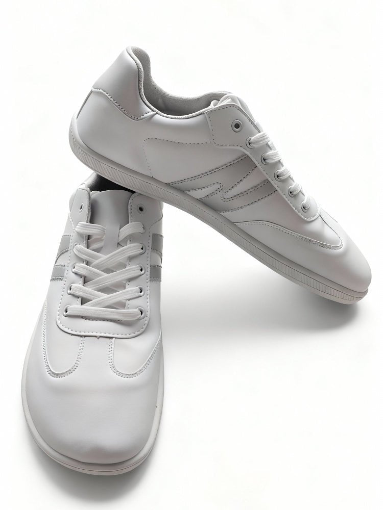 ZZFABER Unisex Flexible Fiber Leather Sneakers Casual Barefoot Shoes For Women Men - Love Zzfaber