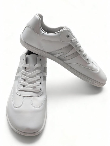 ZZFABER Unisex Flexible Fiber Leather Sneakers Casual Barefoot Shoes For Women Men - Love Zzfaber