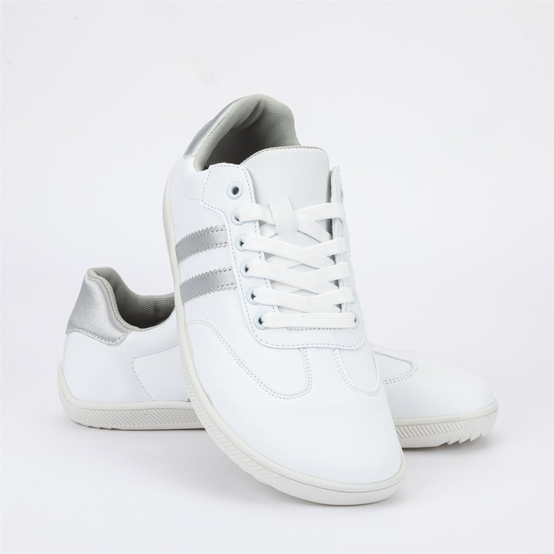 ZZFABER Unisex Flexible Fiber Leather Sneakers Casual Barefoot Shoes For Women Men - Love Zzfaber