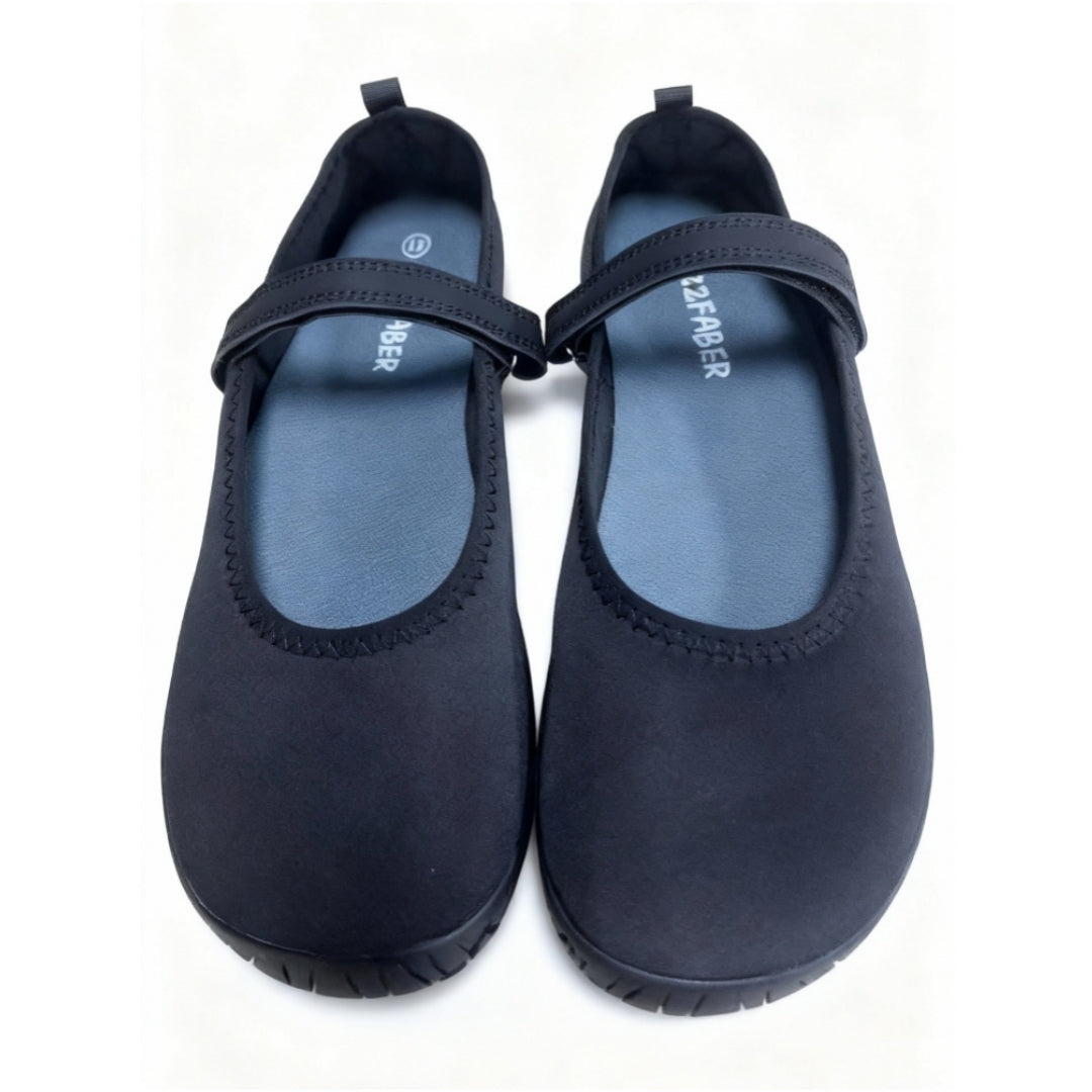 ZZFABER Women Ballerina Flat Shoes Minimalist Flexible Soft Shoes