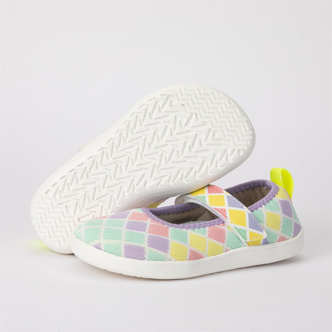 ZZFABER Kids Ballet Flats Non-Slip Walking Shoes for Children Soft Sole Slip-On kids shoes - Love Zzfaber