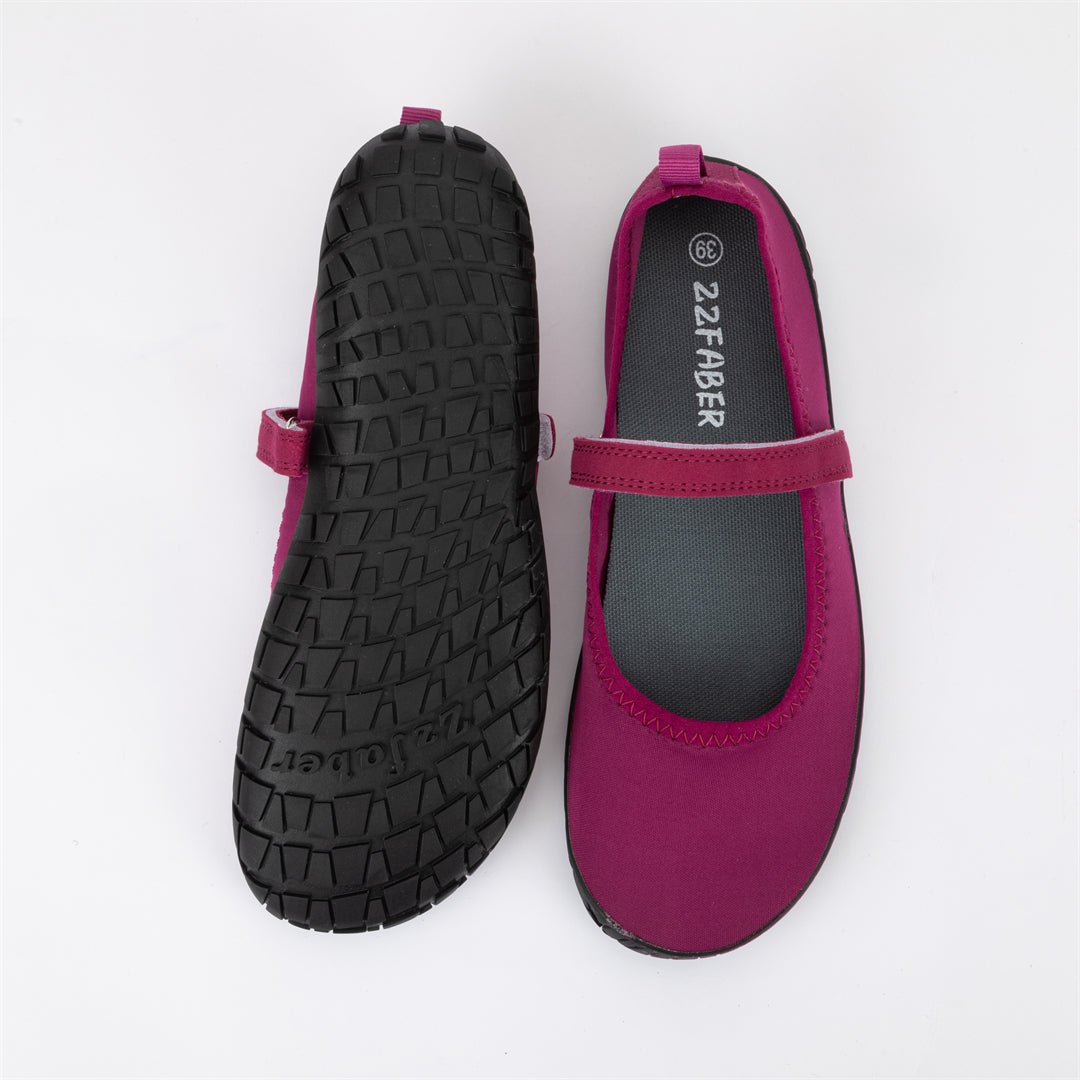 ZZFABER Women Ballerina Flat Shoes Minimalist Flexible Soft Shoes - Love Zzfaber