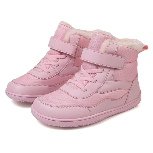 ZZFABER Kids Barefoot Snow Boots Winter Minimalist Warm Sneakers - Love Zzfaber