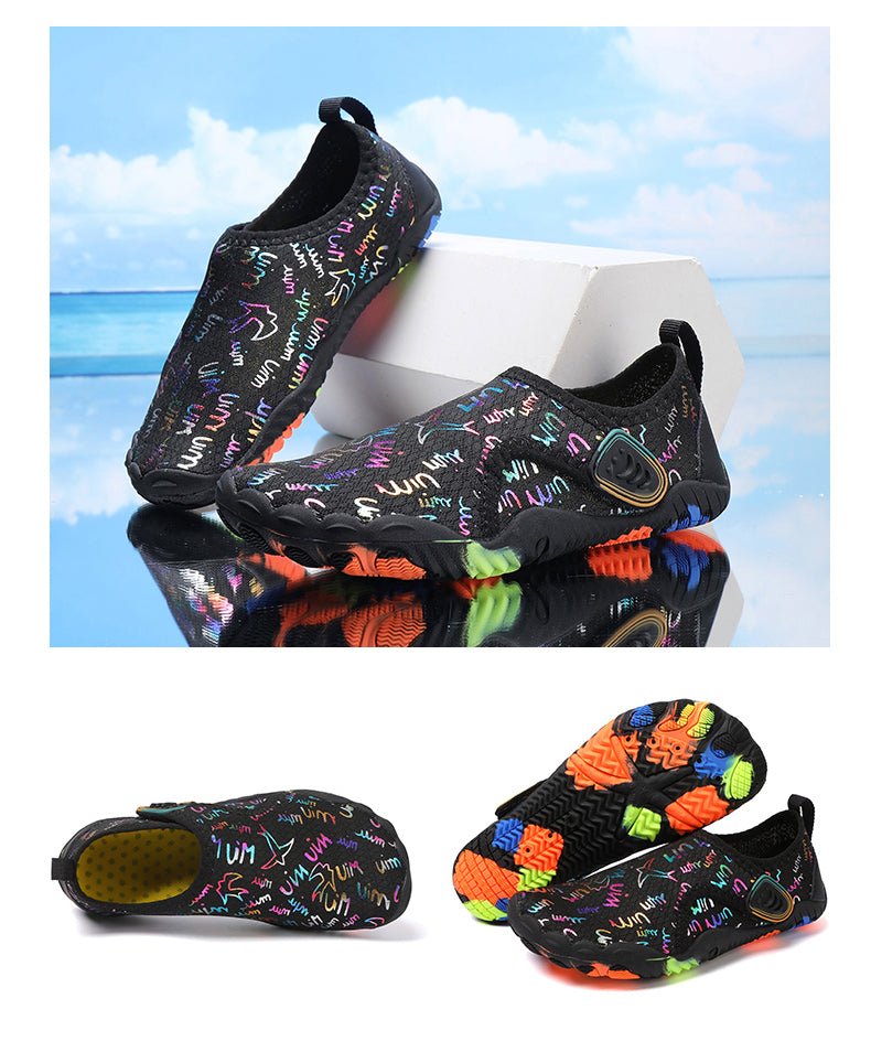 ZZFABER Kids Barefoot Shoes Outdoor Beach Water Shoes Wading Shoes Swimming Shoes - Love Zzfaber