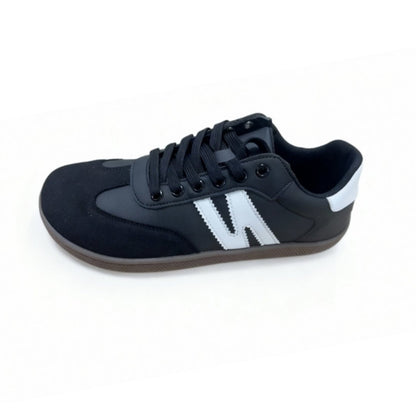 ZZFABER Unisex Flexible Fiber Leather Sneakers Casual Barefoot Shoes For Women Men - Love Zzfaber