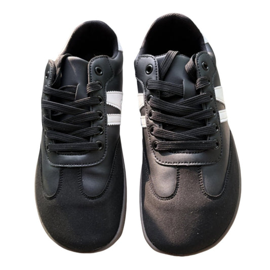 ZZFABER Unisex Flexible Fiber Leather Sneakers Casual Barefoot Shoes For Women Men - Love Zzfaber