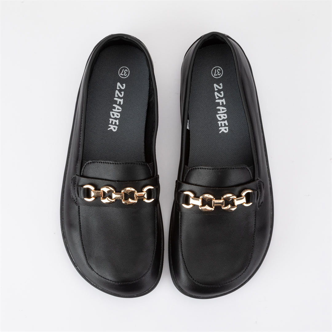 ZZFABER  Comfortable Flats Soft Leather Slip-On Casual Shoes for Daily & Office Wear