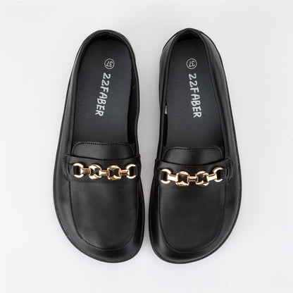 ZZFABER  Comfortable Flats Soft Leather Slip-On Casual Shoes for Daily & Office Wear