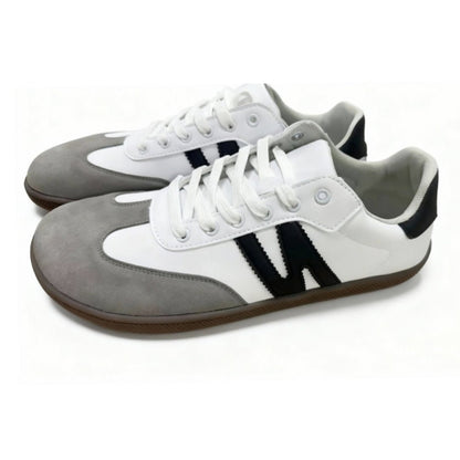 ZZFABER Unisex Flexible Fiber Leather Sneakers Casual Barefoot Shoes For Women Men - Love Zzfaber