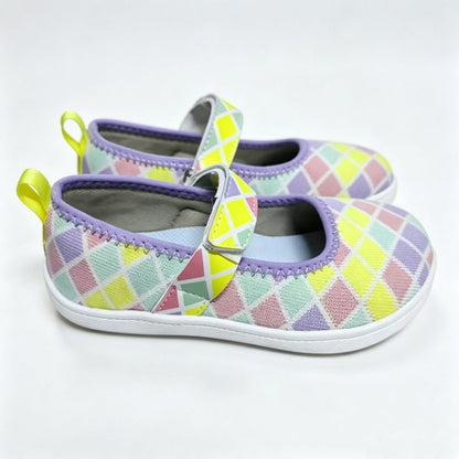 ZZFABER Kids Ballet Flats Non - Slip Walking Shoes for Children Soft Sole Slip - On Mary Jane Flats - Love Zzfaber