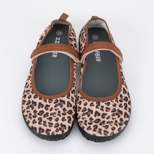 ZZFABER Women Ballerina Flat Shoes Minimalist Flexible Soft Shoes