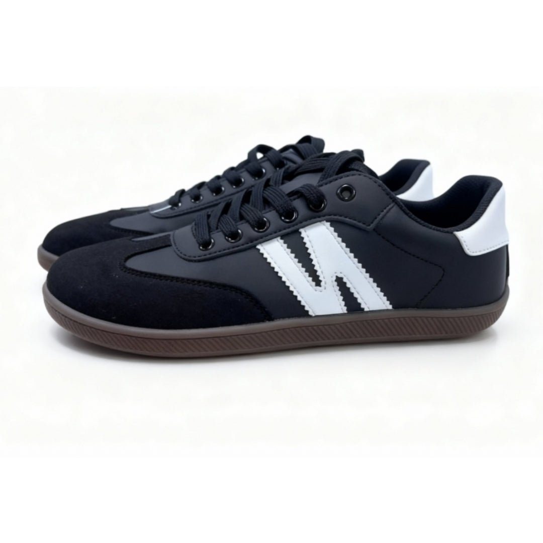 ZZFABER Unisex Flexible Fiber Leather Sneakers Casual Barefoot Shoes For Women Men - Love Zzfaber