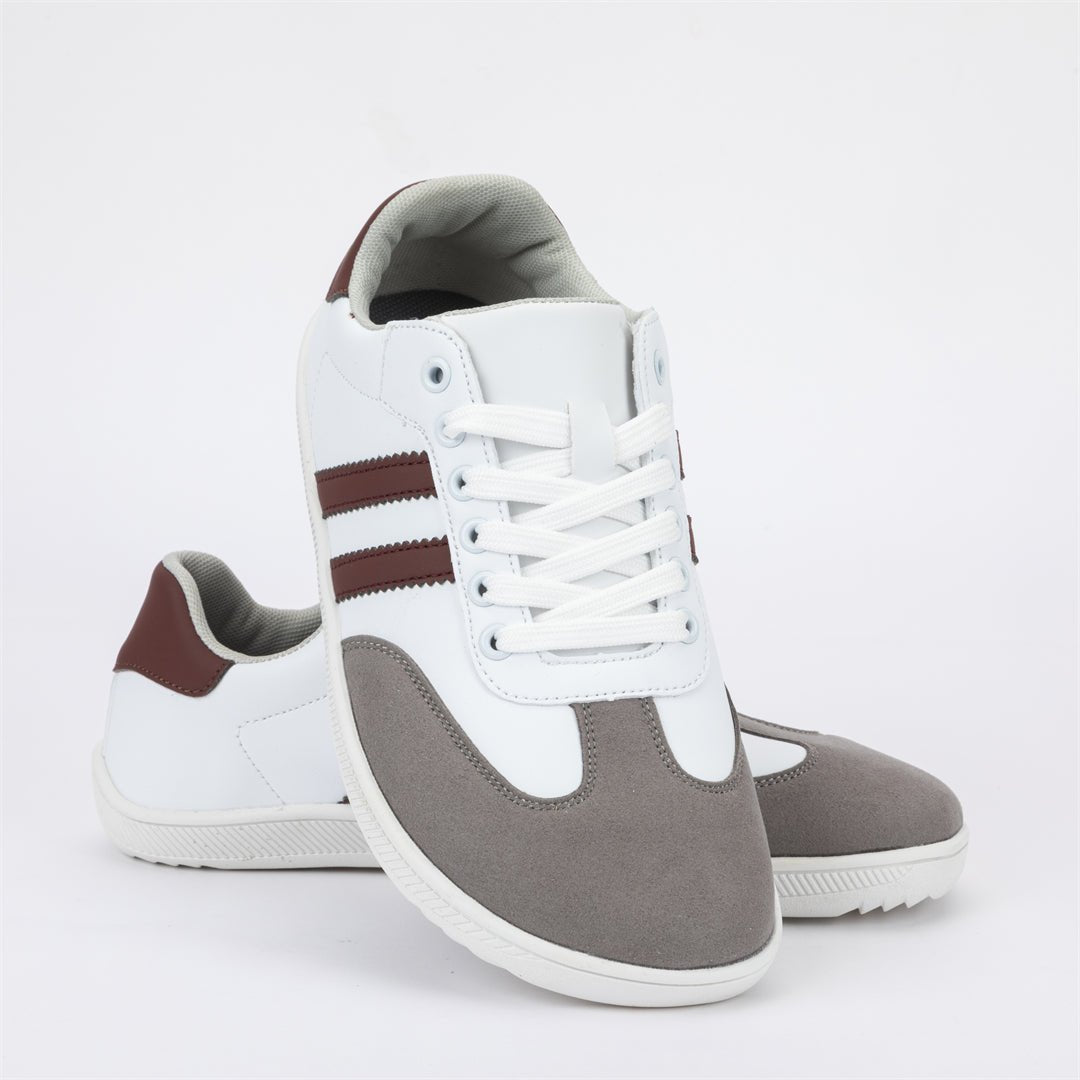 ZZFABER Unisex Flexible Fiber Leather Sneakers Casual Barefoot Shoes For Women Men - Love Zzfaber