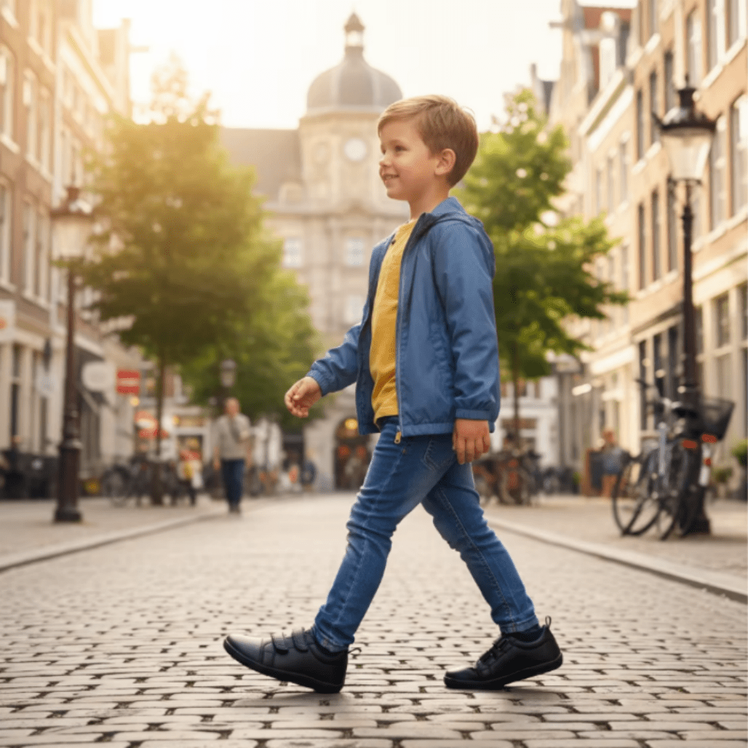 ZZFABER Kids Minimalist Sneakers Boys Girls Wide Toe Casual Barefoot Shoes - Love Zzfaber