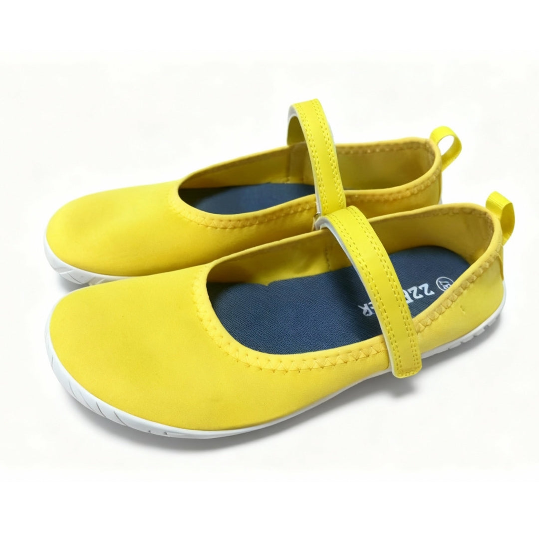 ZZFABER Women Ballerina Flat Shoes Minimalist Flexible Soft Shoes