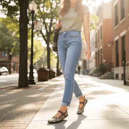 ZZFABER Women Ballerina Flat Shoes Minimalist Flexible Soft Shoes - Love Zzfaber